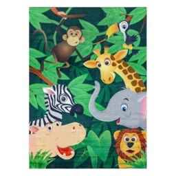 RugsX Bambino Rug in Green - Size: 140 cm x 200 cm - thumbnail 2