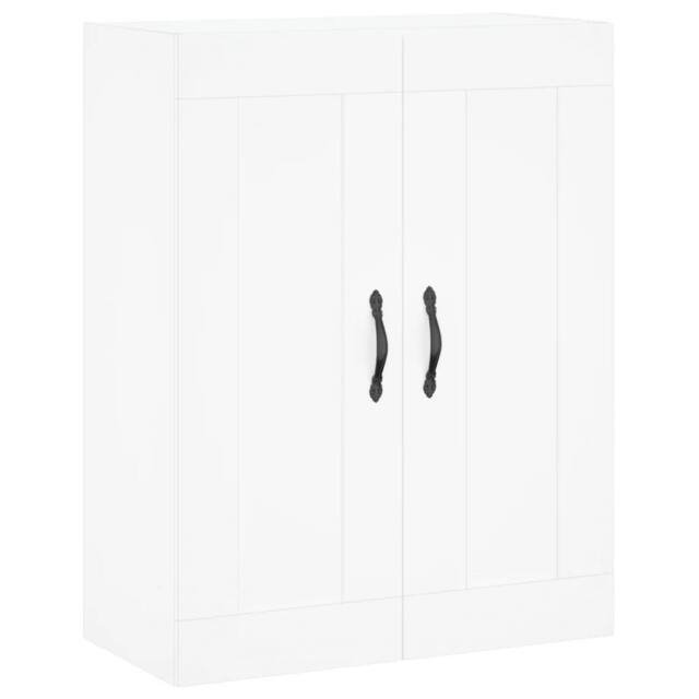 Berkfield Home Wall Mounted Cabinet White 69.5x34x90 cm Engineered Wood - image 1