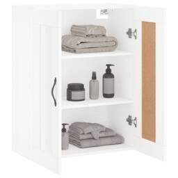 Berkfield Home Wall Mounted Cabinet White 69.5x34x90 cm Engineered Wood - thumbnail 5