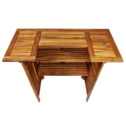 Berkfield Home 5 Piece Garden Bar Set Solid Wood Acacia in Brown - thumbnail 6