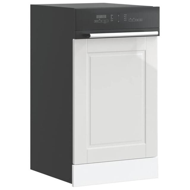 Berkfield Home Dishwasher Panel Porto High Gloss White 45x1, 5x67 cm Engineered Wood - image 1