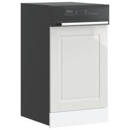 Berkfield Home Dishwasher Panel Porto High Gloss White 45x1, 5x67 cm Engineered Wood