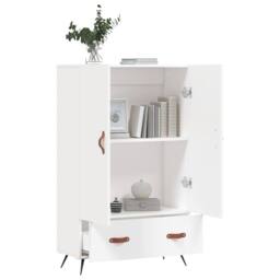 Berkfield Home Highboard White 69.5x31x115 cm Engineered Wood - thumbnail 3