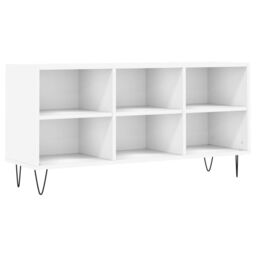 Berkfield Home TV Cabinet White 103.5x30x50 cm Engineered Wood - thumbnail 2