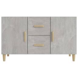 Berkfield Home Sideboard Concrete Grey 100x36x60 cm Engineered Wood - Size: 100 x 36 x 60 cm - thumbnail 3