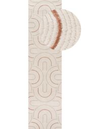 THE RUGS Carmel Modern Area Rugs & Runners Arch Design Soft Pile in Terracotta - Size: 120 cm x 170 cm - thumbnail 9