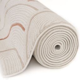 THE RUGS Carmel Modern Area Rugs & Runners Arch Design Soft Pile in Terracotta - Size: 120 cm x 170 cm - thumbnail 5