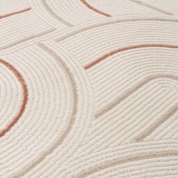 THE RUGS Carmel Modern Area Rugs & Runners Arch Design Soft Pile in Terracotta - Size: 120 cm x 170 cm - thumbnail 4