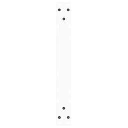 Berkfield Home Dining Table Legs V-Shape 2 pcs White 60x(42-43.3) cm Steel - thumbnail 7