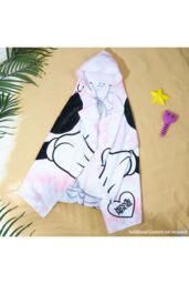 Disney Minnie Tie Dye Hooded Towel - thumbnail 5
