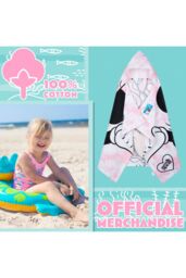 Disney Minnie Tie Dye Hooded Towel - thumbnail 3