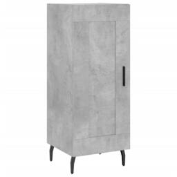 Berkfield Home Highboard Concrete Grey 34.5x34x180 cm Engineered Wood - thumbnail 7