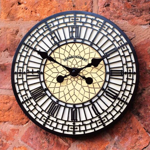 Marco Paul Wall Clock 30cm Big Ben Clock Face Roman Numerical Outdoor/Indoor - image 1