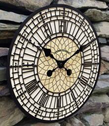 Marco Paul Wall Clock 30cm Big Ben Clock Face Roman Numerical Outdoor/Indoor - thumbnail 4