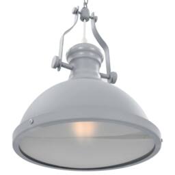 Berkfield Home Ceiling Lamp Grey Round E27 - thumbnail 6