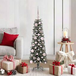 Berkfield Home Elegant Artificial Christmas Tree with Stand Green 40.5 x 40.5 x - thumbnail 2
