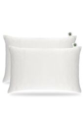 Martian Made Martian Dreams Bamboo Pillow Protectors 2 Pack - Standard Size (50x75cm) in White - Size: Single