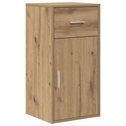 Berkfield Home Corner Desk Artisan Oak 102x88x75 cm Engineered Wood in Turquoise - Size: 102 x 88 x 75 cm - thumbnail 5
