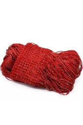 Neel Blue Glitter String Curtain Polyester Fringe Panel Spaghetti Tassel Curtain, 200cm x 90cm in Red - Size: 200 cm x 90 cm - thumbnail 4
