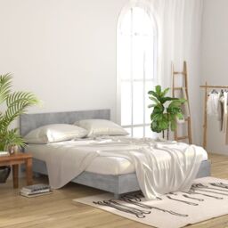 Berkfield Home Bed Headboard Concrete Grey 160x1.5x80 cm Engineered Wood - thumbnail 3