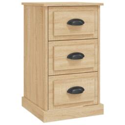 Berkfield Home Bedside Cabinet Sonoma Oak 39x39x67 cm Engineered Wood in Light Oak - Size: 39 x 39 x 67 cm - thumbnail 1