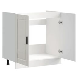 "Berkfield Home Sink Base Cabinet¬†""Porto"" High Gloss White 80x46x81.5 cm¬†Engineered Wood - Size: 80x46x81.5 cm" - thumbnail 5