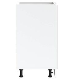 "Berkfield Home Sink Base Cabinet¬†""Porto"" High Gloss White 80x46x81.5 cm¬†Engineered Wood - Size: 80x46x81.5 cm" - thumbnail 6