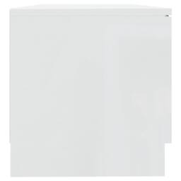 Berkfield Home TV Cabinets 2 pcs High Gloss White 80x35x36.5cm Engineered Wood - Size: 80x35x36.5 cm - thumbnail 8
