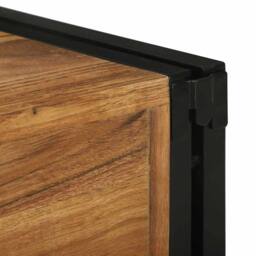 Berkfield Home Wine Rack 46x35x27.5 cm Solid Acacia Wood in Brown - thumbnail 8