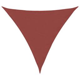 Berkfield Home Sunshade Sail Oxford Fabric Triangular 4x4x4 m Terracotta - thumbnail 2