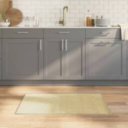 Berkfield Home Rug Rectangular Light Natural60x100 cm Bamboo in Beige - Size: Medium - thumbnail 2