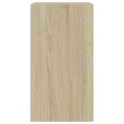 Berkfield Home Shoe Cabinet Sonoma Oak 60x34x63.5 cm Engineered Wood in Light Tan - thumbnail 6
