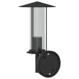 Berkfield Home Outdoor Wall Lights 2pcs Black Stainless Steel - thumbnail 6