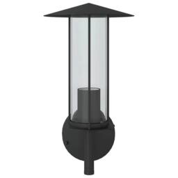 Berkfield Home Outdoor Wall Lights 2pcs Black Stainless Steel - thumbnail 4