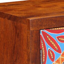 Berkfield Home Bedside Cabinet 40x30x45 cm Solid Wood Acacia in Brown - Size: 40 x 30 x 45 cm - thumbnail 5