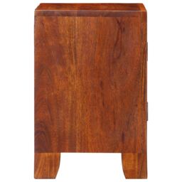 Berkfield Home Bedside Cabinet 40x30x45 cm Solid Wood Acacia in Brown - Size: 40 x 30 x 45 cm - thumbnail 3