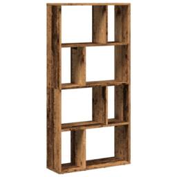 Berkfield Home Bookcase Old Wood 60x20x120 cm Engineered Wood in Brown - Size: 60 x 20 x 120 cm - thumbnail 7