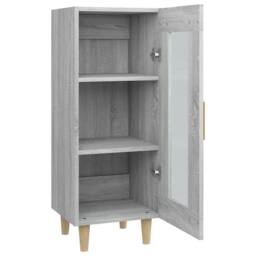 Berkfield Home Sideboard Grey Sonoma 34.5x34x90 cm Engineered Wood - thumbnail 8