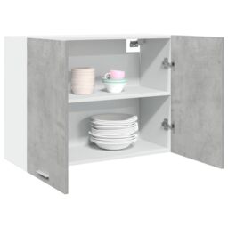 Berkfield Home Hanging Cabinet Lyon Concrete Grey 80x31x60 cm Engineered Wood - Size: 80 x 31 x 60 cm - thumbnail 1