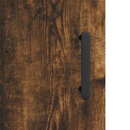 Berkfield Home Sideboard Smoked Oak 69.5x34x90 cm Engineered Wood in Brown - thumbnail 9
