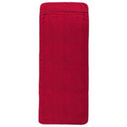 Berkfield Home Beach Towels 4 pcs Burgundy 60x135 cm Fabric 400 GSM in Red - thumbnail 4