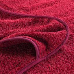 Berkfield Home Beach Towels 4 pcs Burgundy 60x135 cm Fabric 400 GSM in Red - thumbnail 6