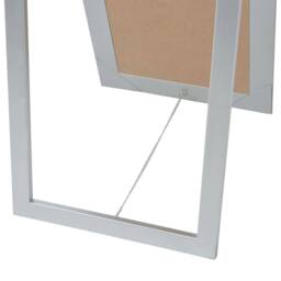 Berkfield Home Full Free-Standing Mirror Baroque Style 160x40 cm Silver - thumbnail 5