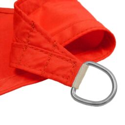 Primrose 5.4m Square Waterproof Patio Sun Shade Canopy 98% UV Block Free Rope in Red - thumbnail 3