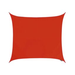 Primrose 5.4m Square Waterproof Patio Sun Shade Canopy 98% UV Block Free Rope in Red - thumbnail 1