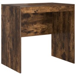 Berkfield Home Desk Smoked Oak 80x50x76 cm Engineered Wood in Brown - Size: 80 x 50 x 76 cm - thumbnail 2
