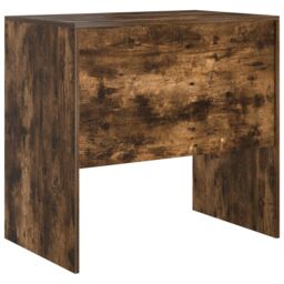 Berkfield Home Desk Smoked Oak 80x50x76 cm Engineered Wood in Brown - Size: 80 x 50 x 76 cm - thumbnail 6