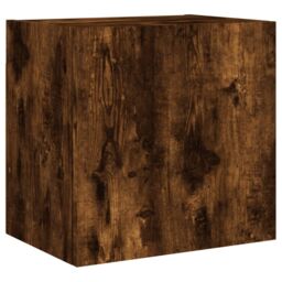 Berkfield Home 5 Piece TV Wall Units Smoked Oak Engineered Wood in Brown - thumbnail 7