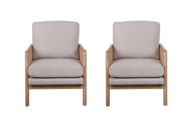 Birlea White 2 Chairs Bundle Ida - image 1
