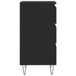 Berkfield Home Sideboard Black 40x35x70 cm Engineered Wood - Size: 40 x 35 x 70 cm - thumbnail 7